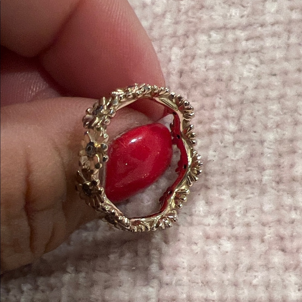 Pandora Gold and Silver Daisy Ring - Picture 9 of 15